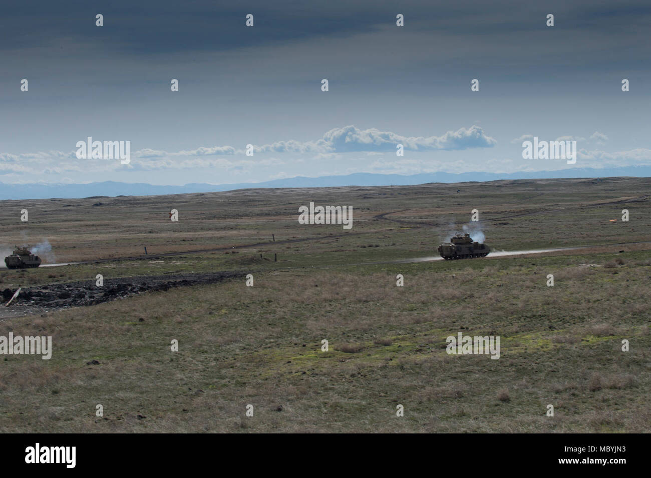 Engineers with the 116th Brigade Engineer Battalion conduct M2A3
