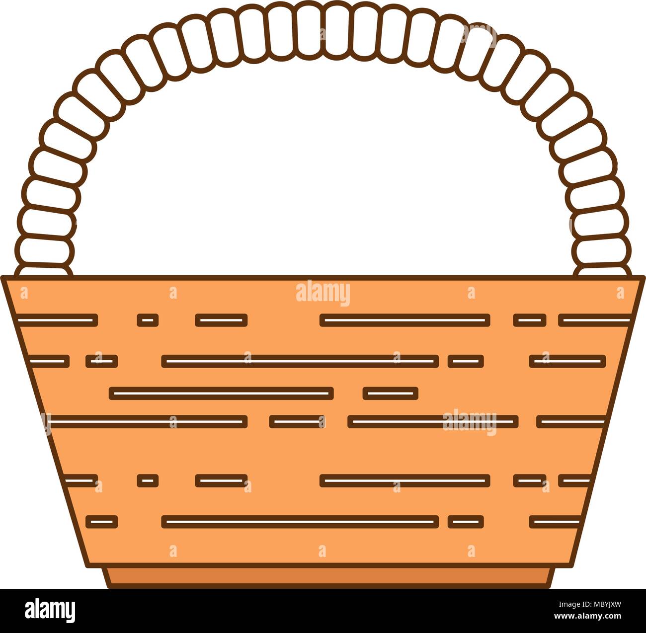 basket straw empty icon Stock Vector Image & Art - Alamy