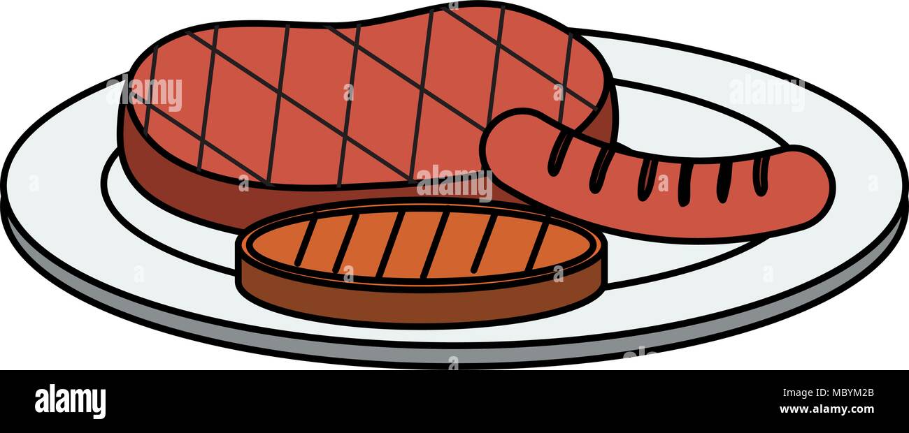 set grill meats icon Stock Vector Image & Art - Alamy