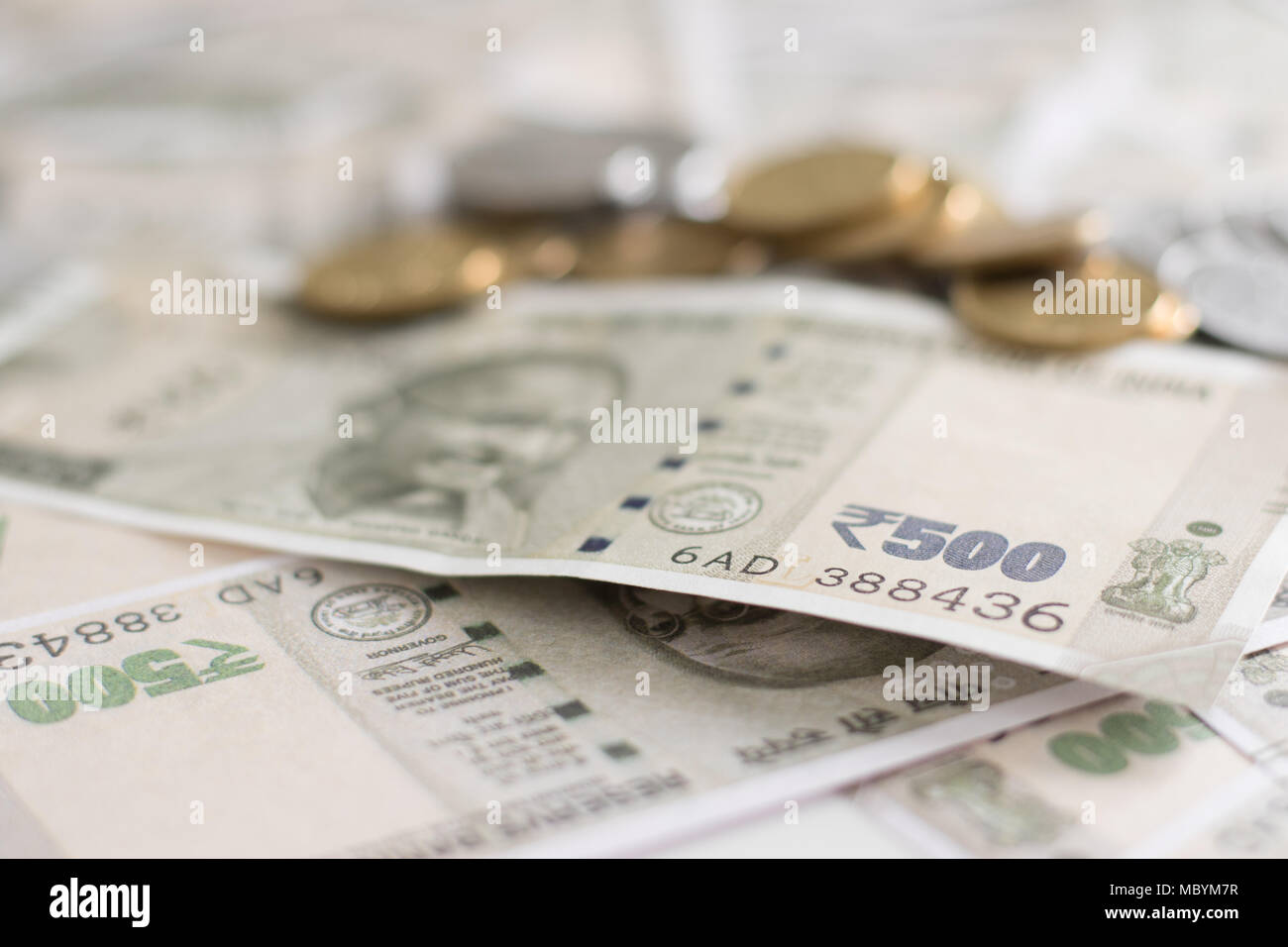 Indian currency Stock Photo