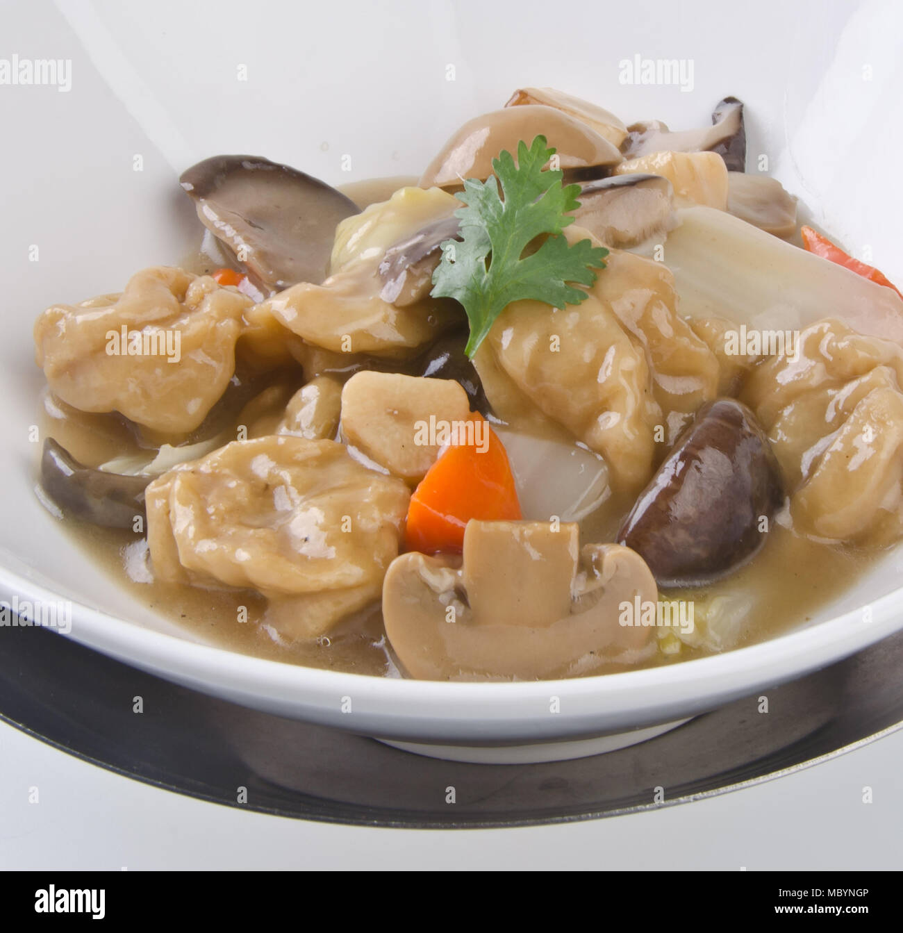 Tofu and mince on rice. Chinese cuisine Stock Photo Alamy