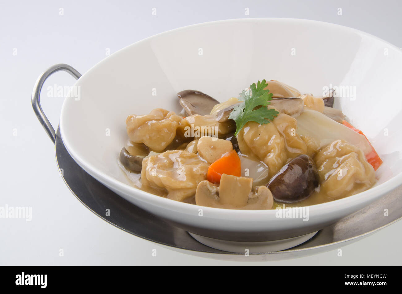 Tofu and mince on rice. Chinese cuisine Stock Photo Alamy