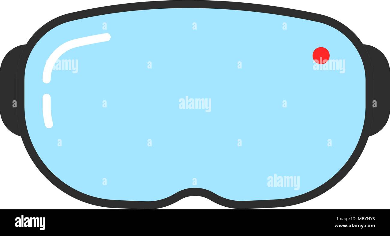 simple vr glasses icon Stock Vector