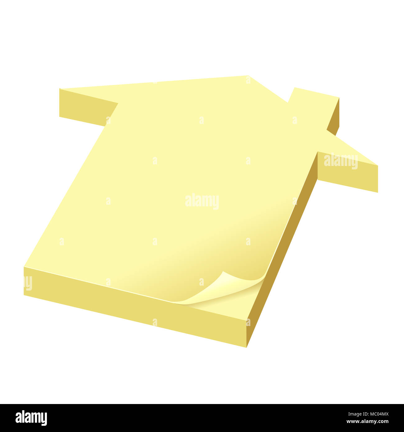 Short note paper Cut Out Stock Images & Pictures - Alamy