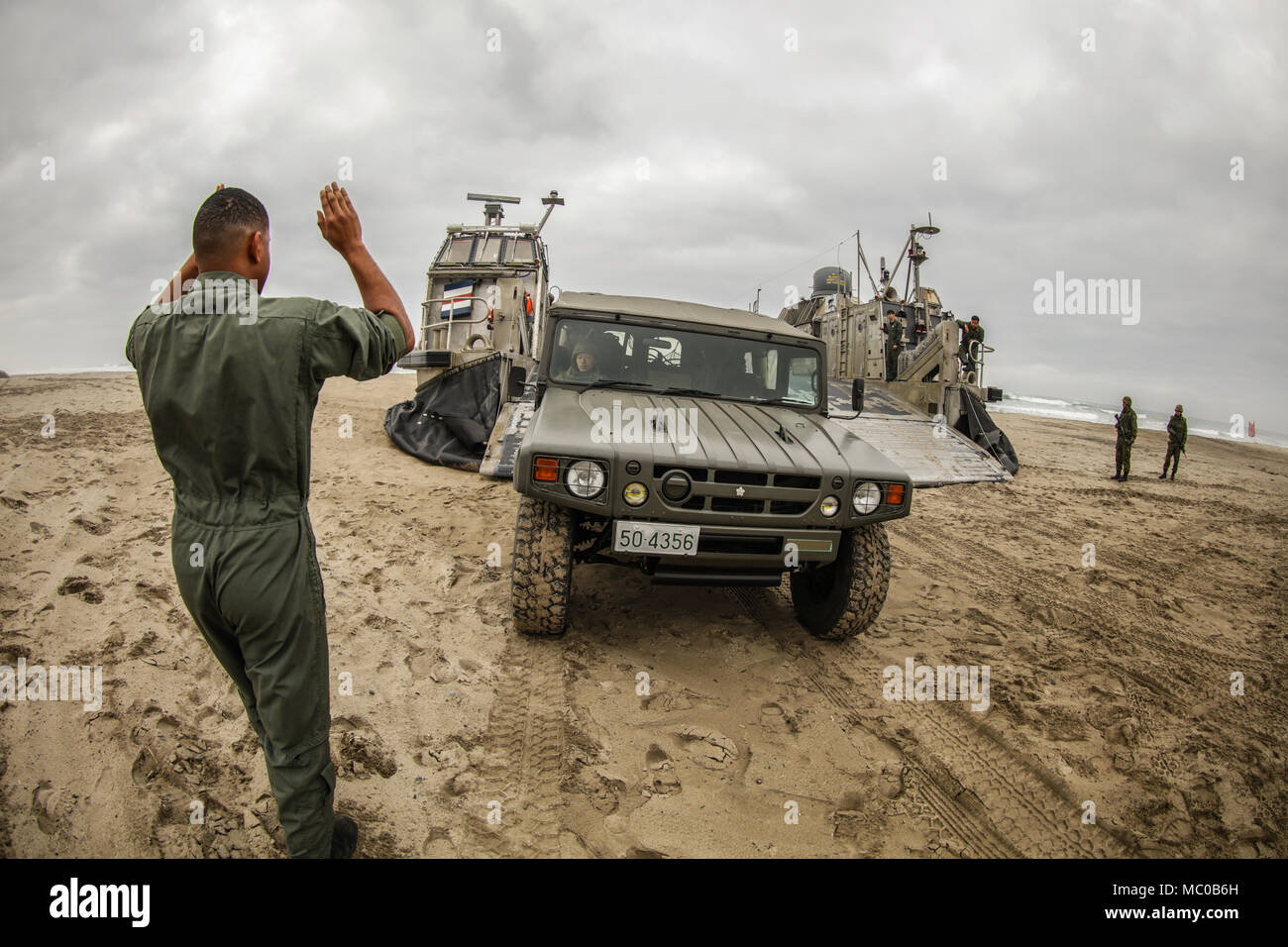 MARINE CORPS BASE CAMP PENDLETON, Calif. – A U. S. Navy sailor with ...