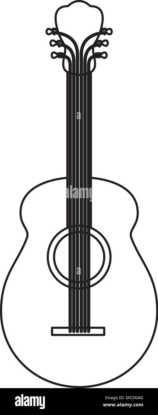 acoustic guitar instrument icon Stock Vector Image & Art - Alamy