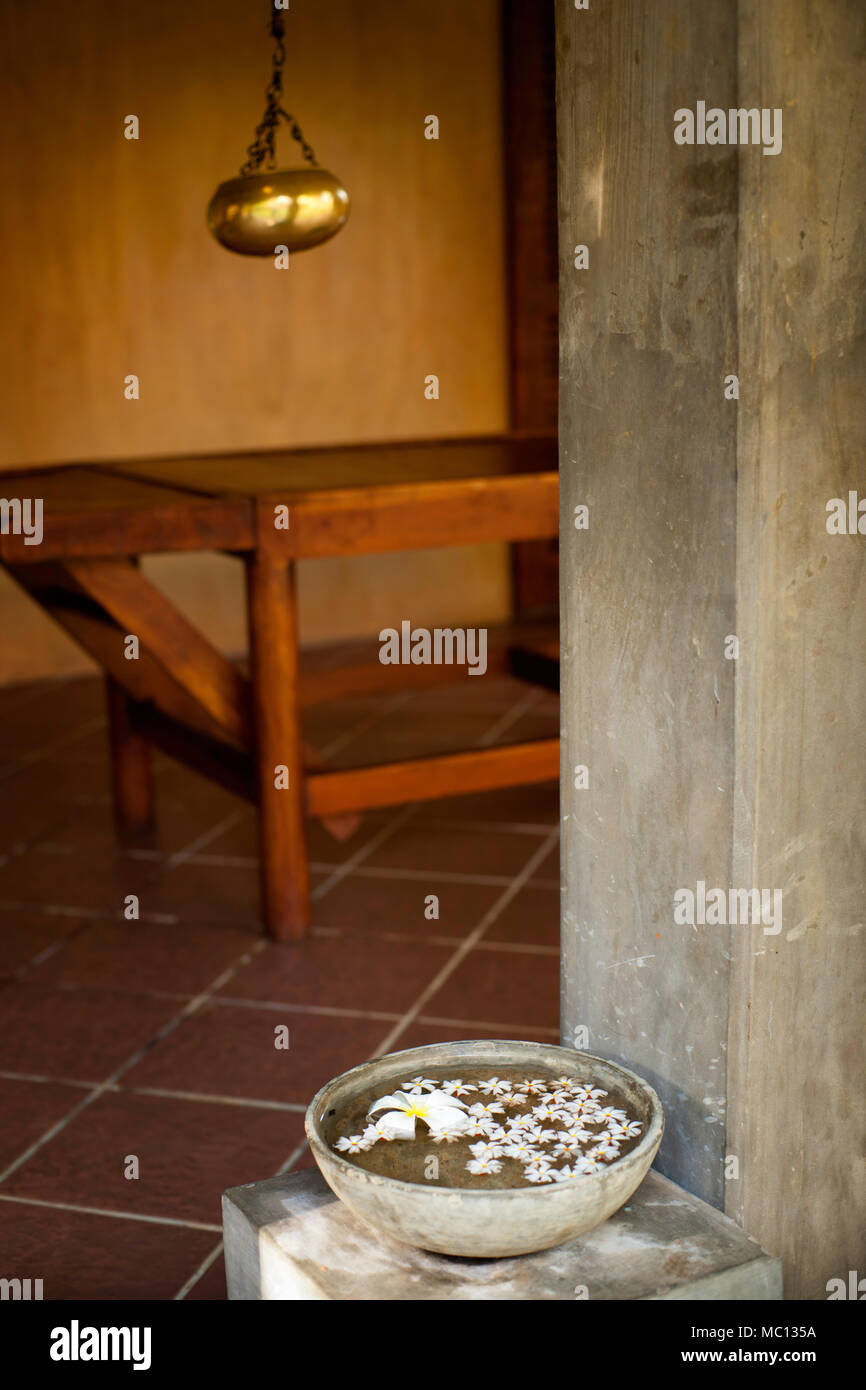 Ayurveda treatment area, Ayurveda Pavalion, Negombo, Sri Lanka, Indian Ocean, Asia Stock Photo