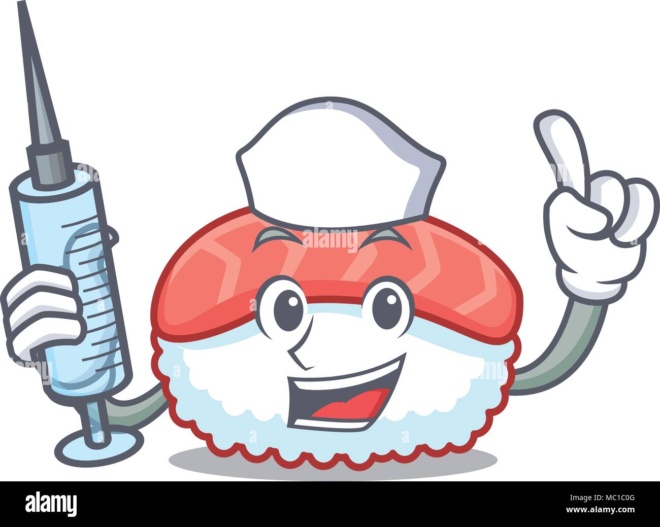 Premium Vector  Sushi marketing character. cartoon mascot vector