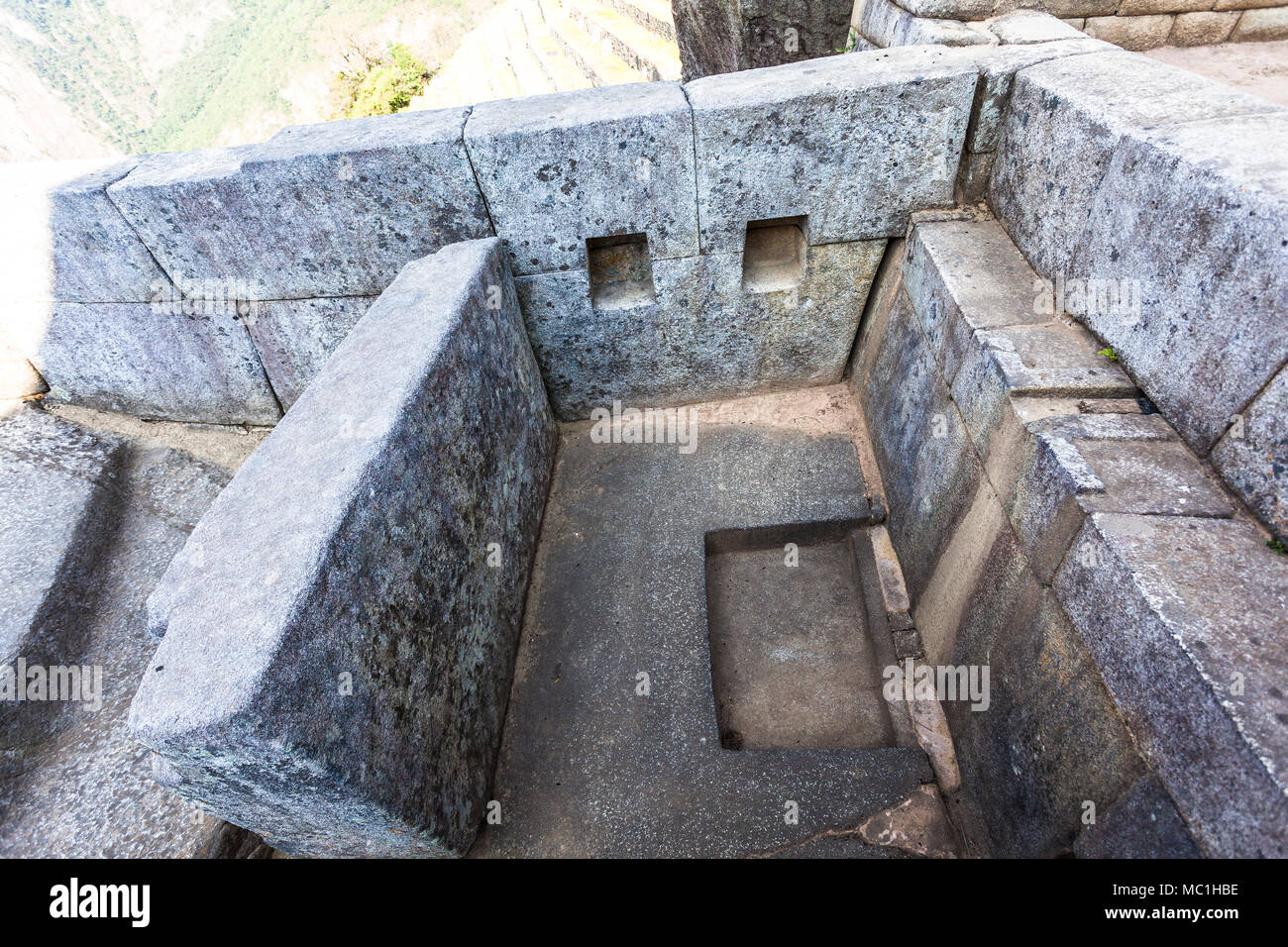 Water system in Machu Picchu, was designed Peruvian Historical