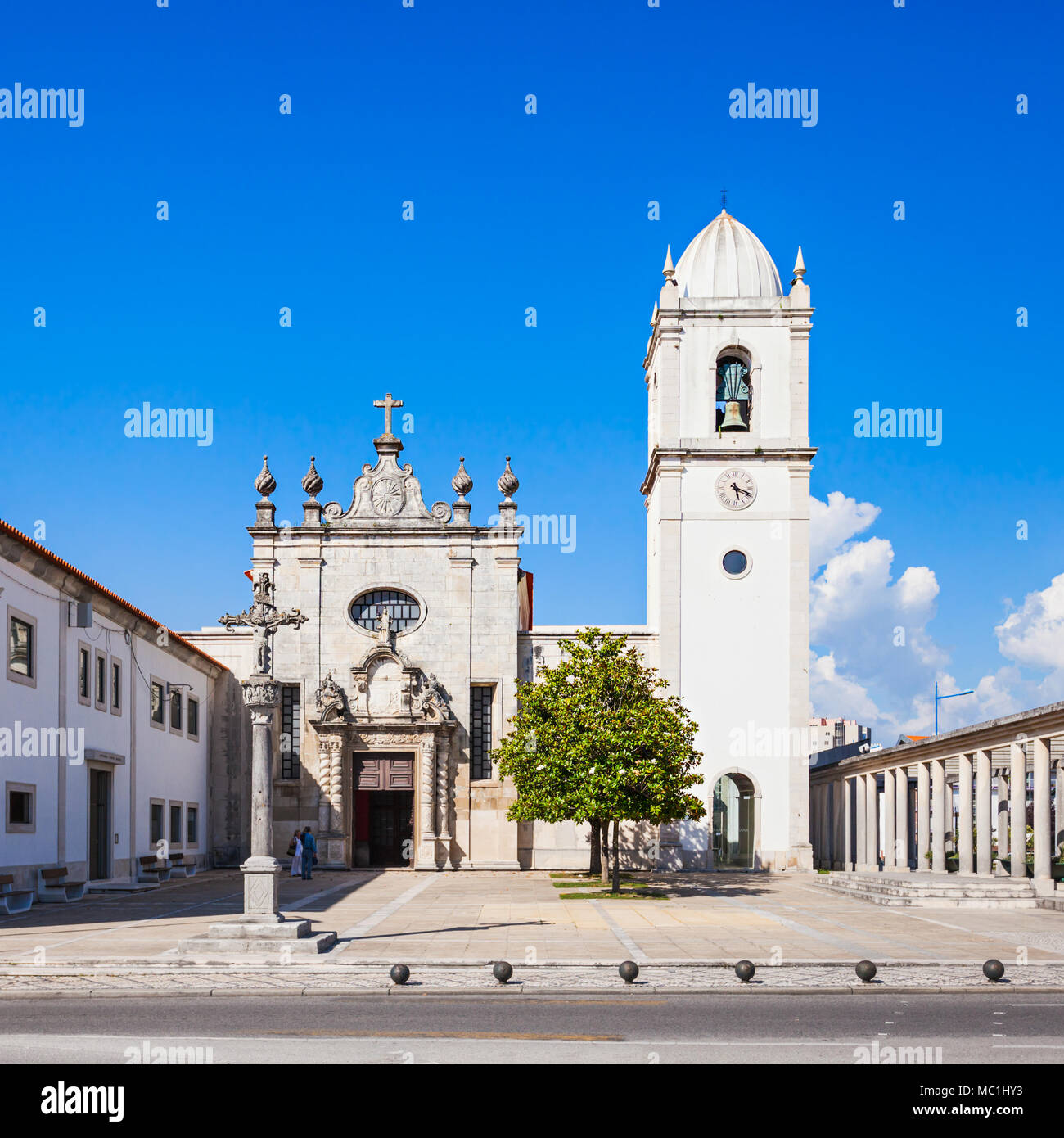 The Cathedral of Aveiro, also known as the Church of St. Dominic is a Roman Catholic cathedral in Aveiro, Portugal Stock Photo