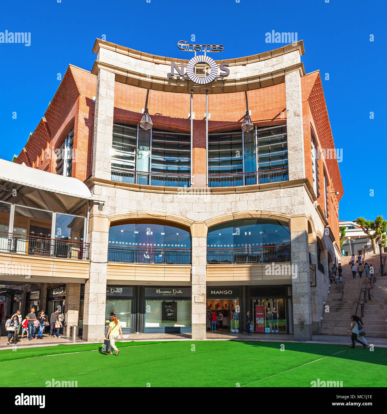 AVEIRO, PORTUGAL - JULY 02: The Forum is a large, open shopping center on  July 02, 2014 in Aveiro, Portugal Stock Photo - Alamy