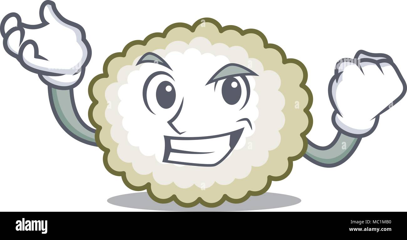 Successful cotton ball character cartoon vector illiustration Stock Vector Image & Art Alamy