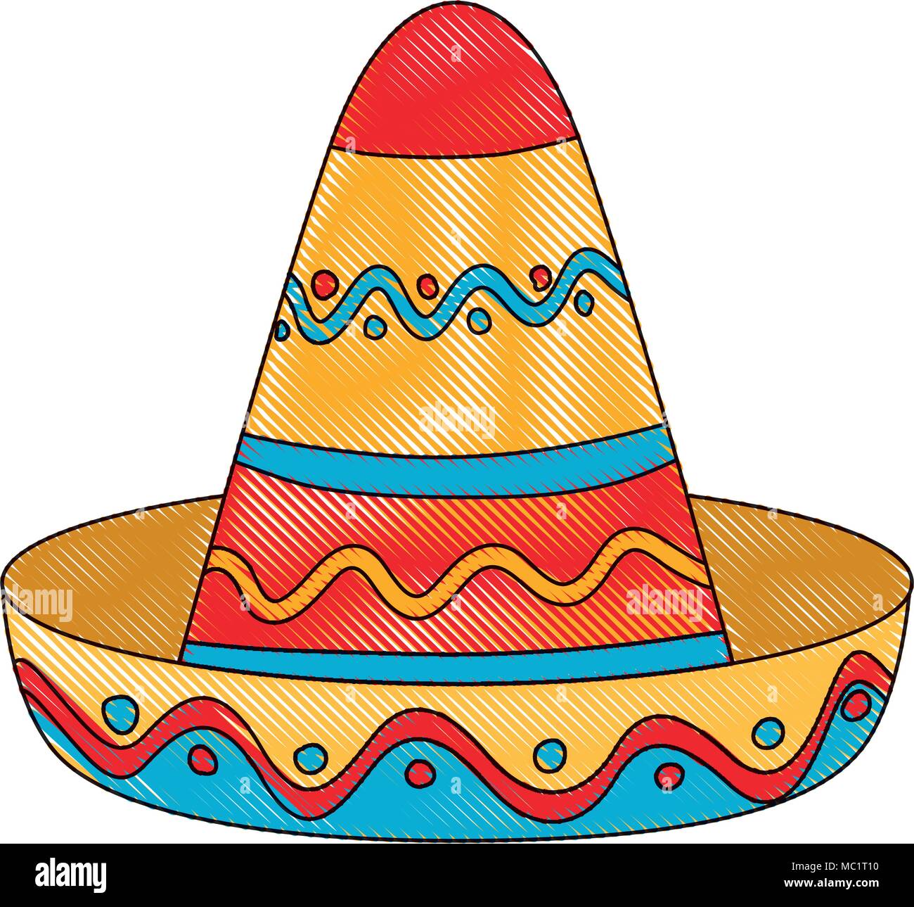 mexican culture classic hat Stock Vector Image & Art - Alamy