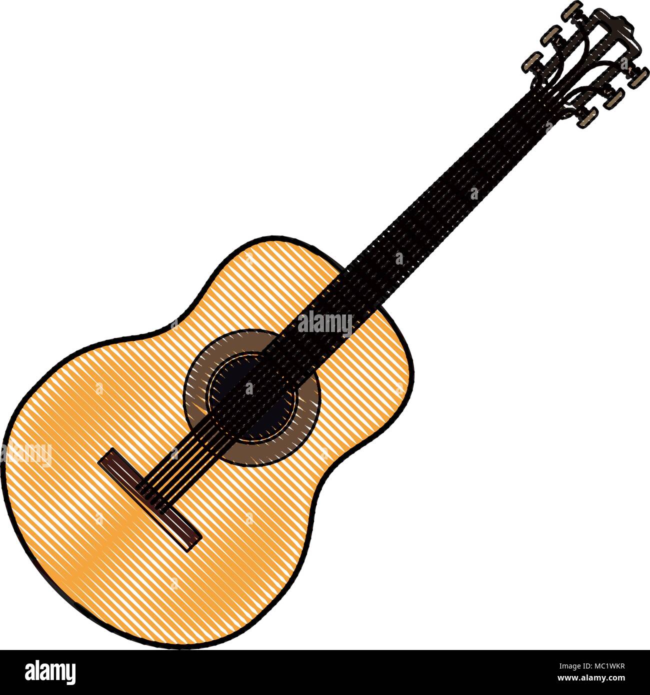 acoustic guitar instrument icon Stock Vector Image & Art - Alamy