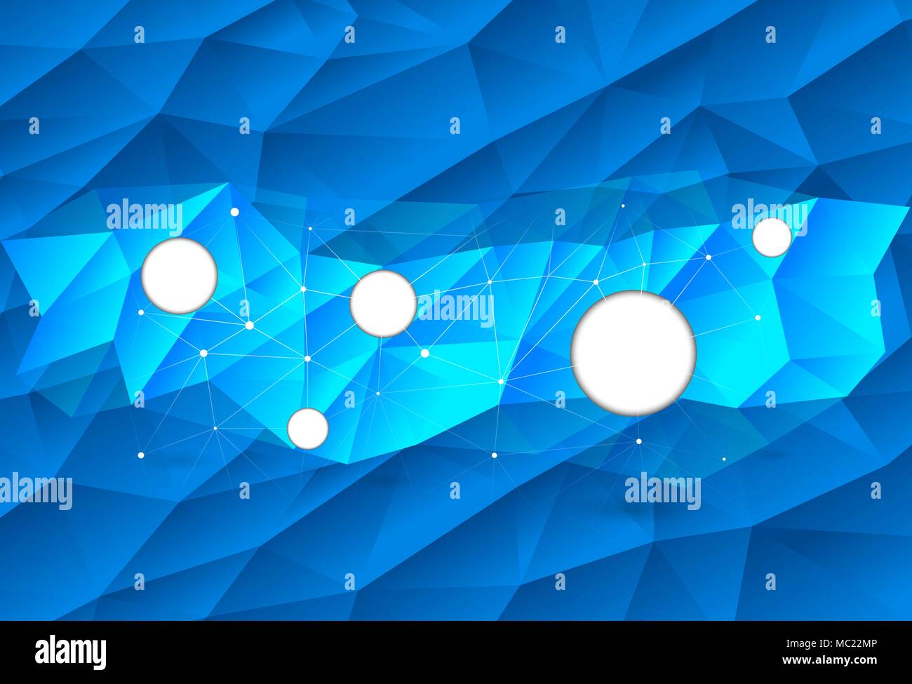 Abstract Background With Blue Polygon Triangles And Wire With Connected Circles Stock Vector Image Art Alamy Find & download free graphic resources for blue polygon. alamy