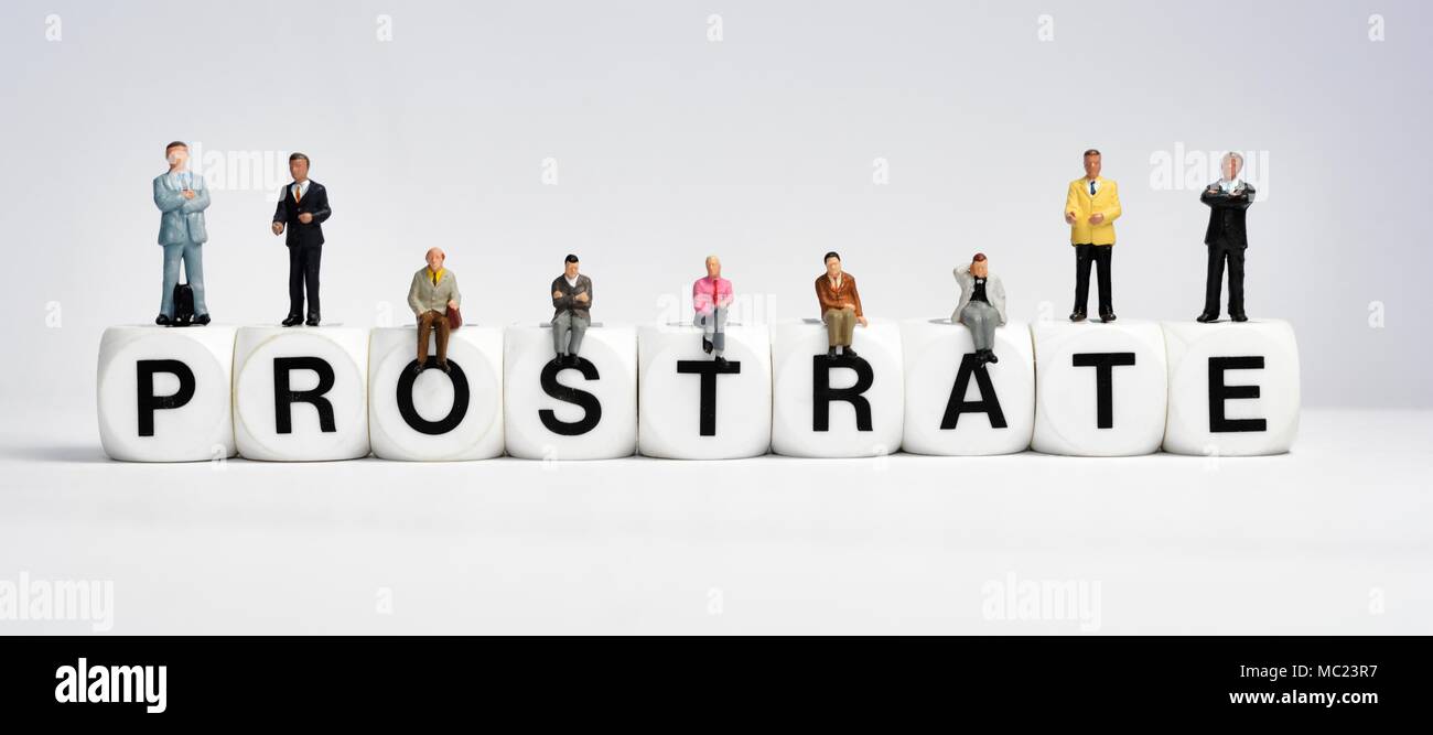 Prostrate infection cancer concept Stock Photo