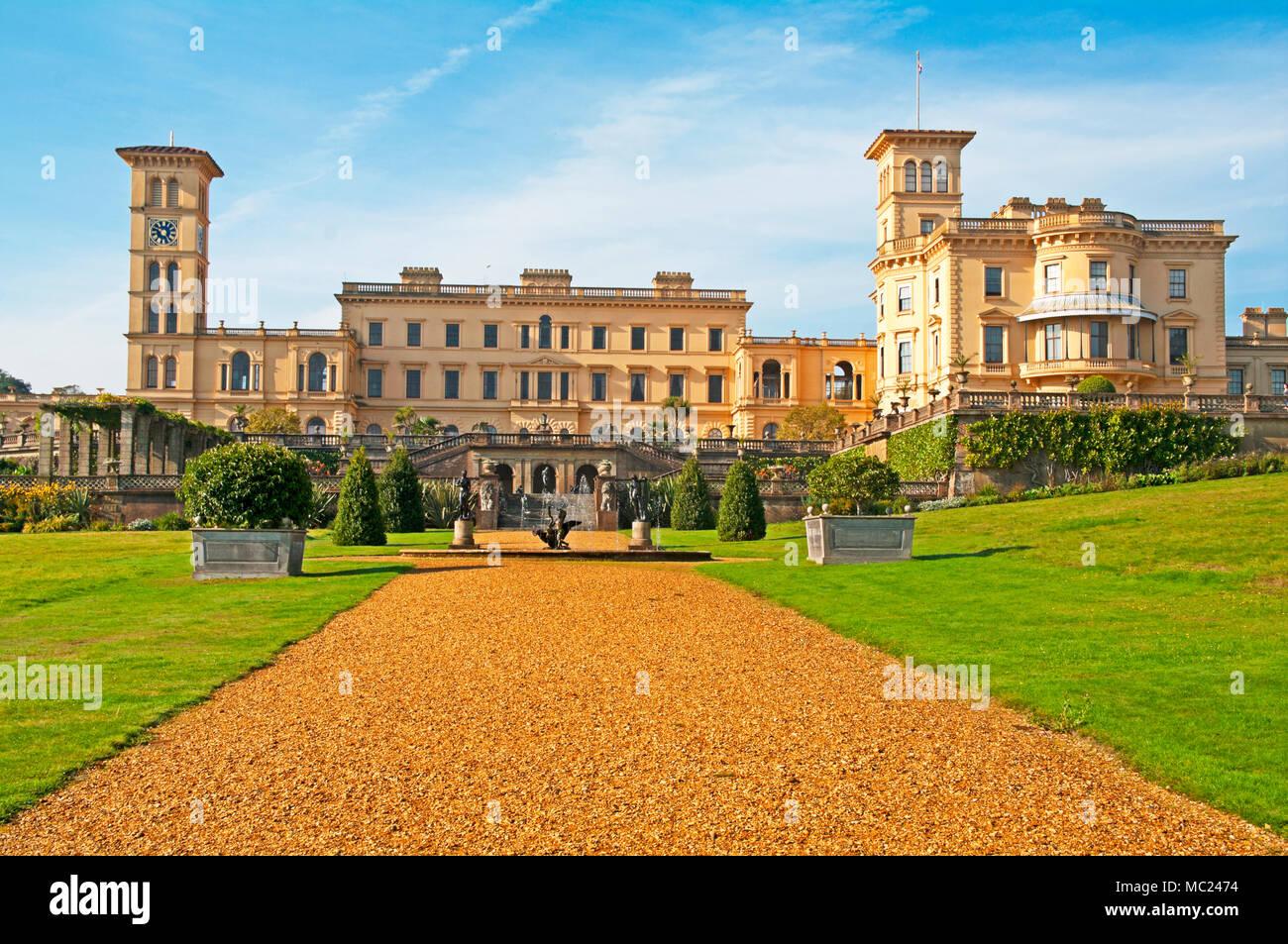 Royal Osborne House, Isle of Wight, Hampshire, England Stock Photo Alamy