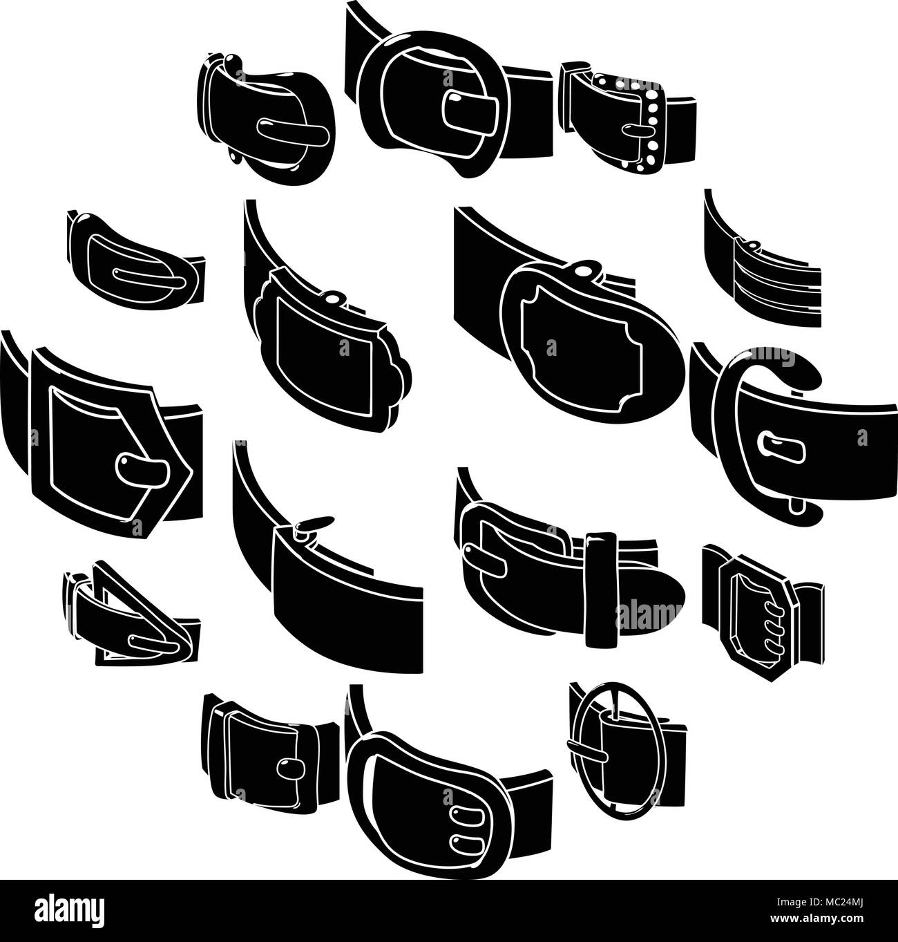 Gold belt buckle Black and White Stock Photos & Images - Alamy