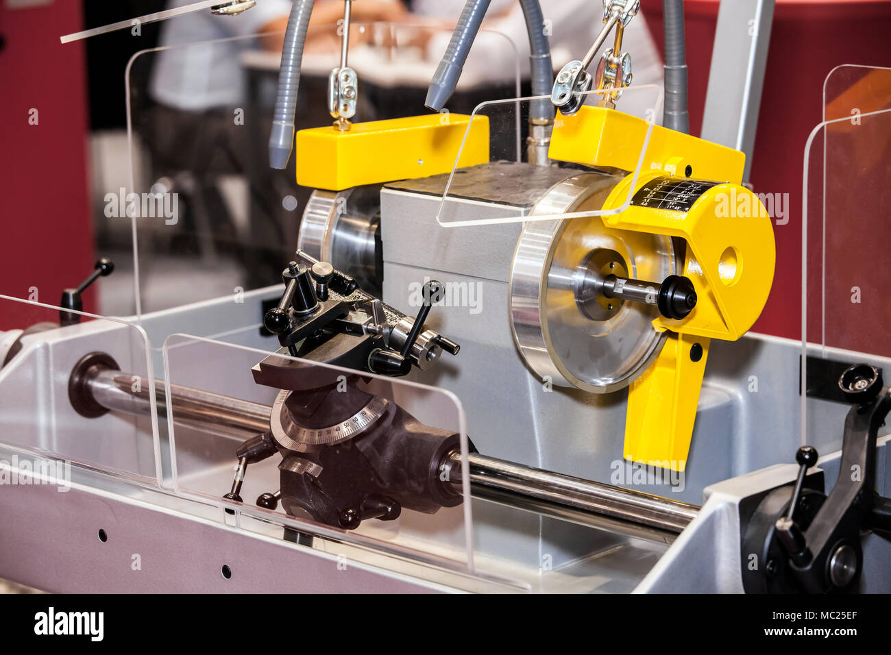 Tool grinding machine Stock Photo Alamy