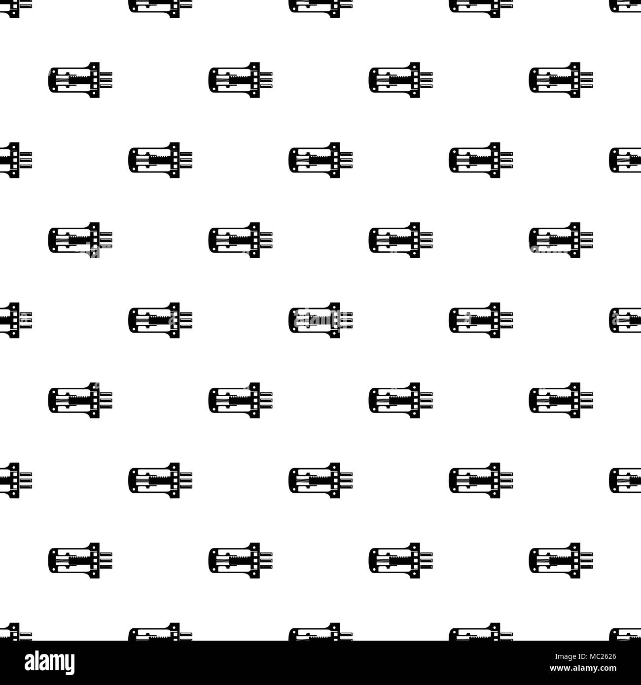 Door lock in section pattern vector seamless Stock Vector