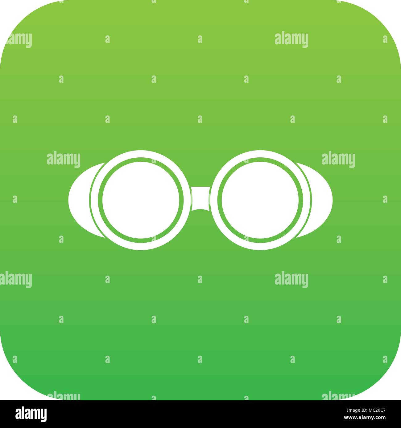 Welding glasses icon digital green Stock Vector Image & Art Alamy