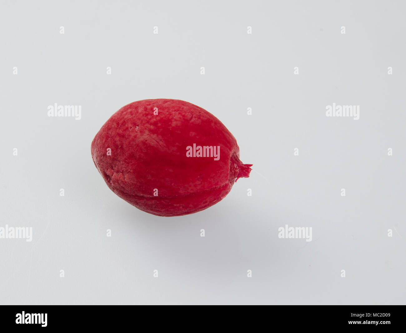 Dried preserved red peach on the background Stock Photo - Alamy