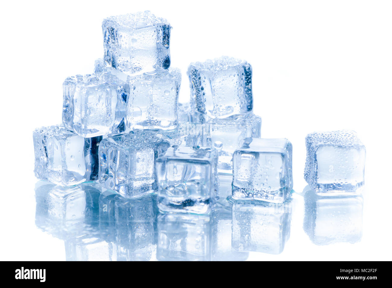 ice cube isolated on white background Stock Photo - Alamy