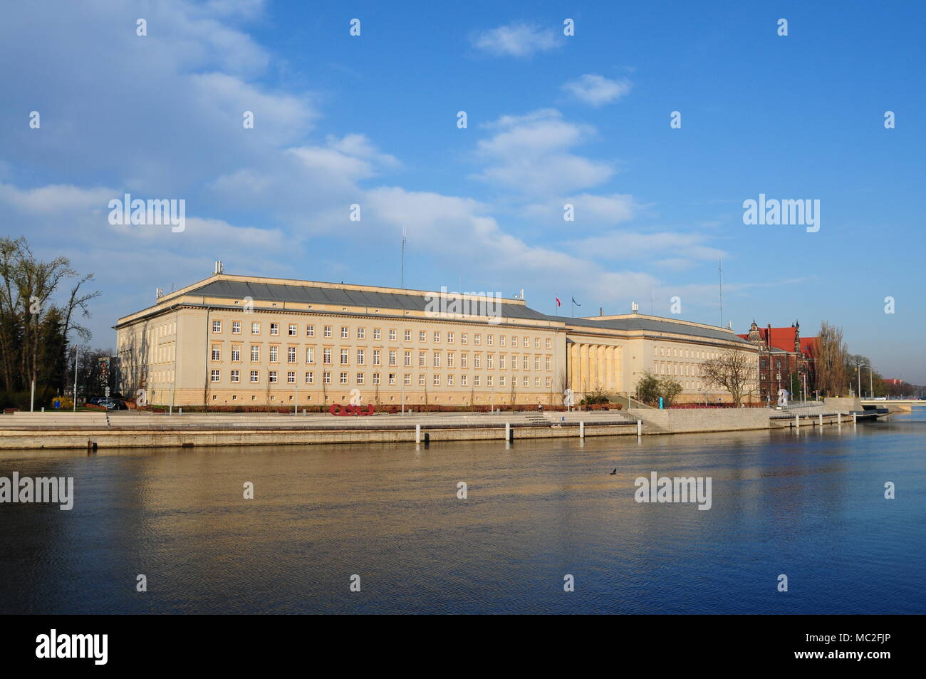 Government building of Lower Silesia in Wroclaw, Poland 2018 Stock Photo