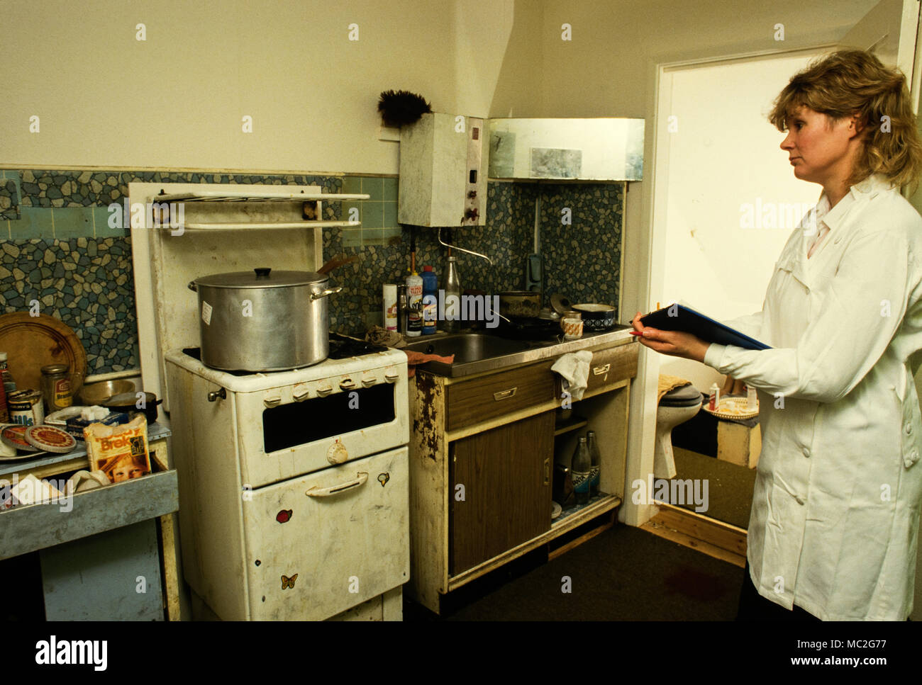 Scotland Yard Black Museum Lambeth  Kitchen of mass murderer Dennis Nilsen Kitchen of mass murderer Dennis Nilsen re built in the Black Museum, where he cut up his victims before putting the body parts down drains in north Londn. Dennis Andrew Nilsen (born 23 November 1945) is a Scottish serial killer and necrophiliac, also known as the Muswell Hill Murderer and the Kindly Killer, who murdered at least 12 young men in a series of killings committed between 1978 and 1983 in London, England. Convicted of six counts of murder and two of attempted murder at the Old Bailey, Nilsen was sentenced to  Stock Photo