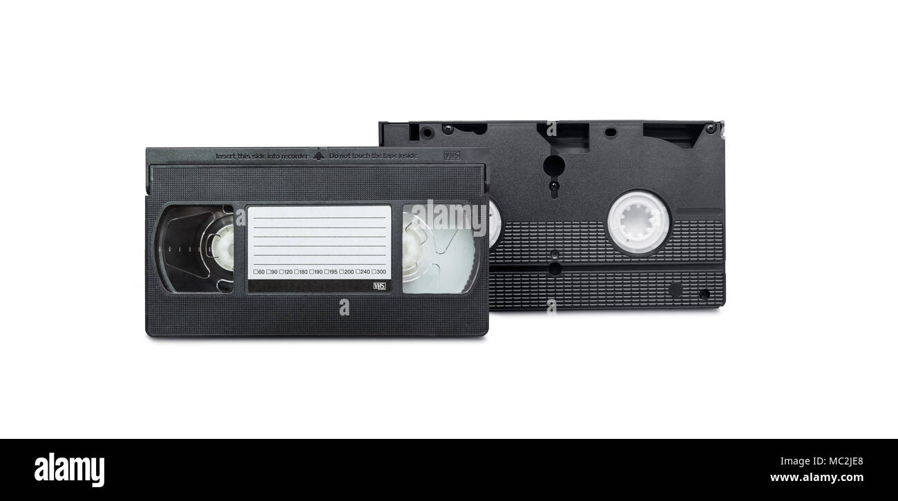 Old Cassette VHS De Cassette Vidéo Banque D'Images et Photos Libres De  Droits. Image 44247471