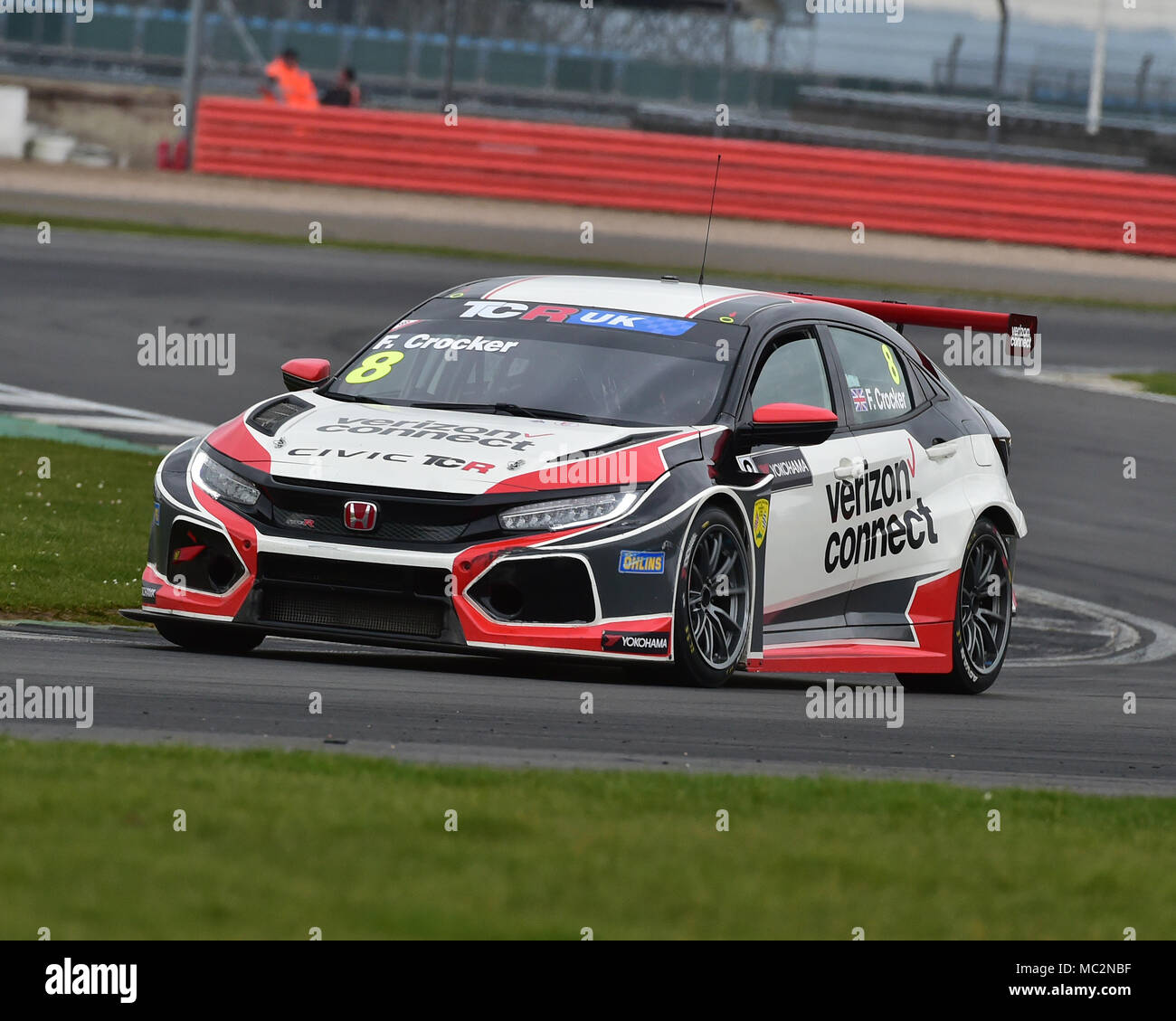Silverstone Towcester Northamptonshire England Sunday 1st April 18 Finlay Crocker Honda Civic Type R Tcr In The Inaugural Tcr Uk Race Weekend Stock Photo Alamy