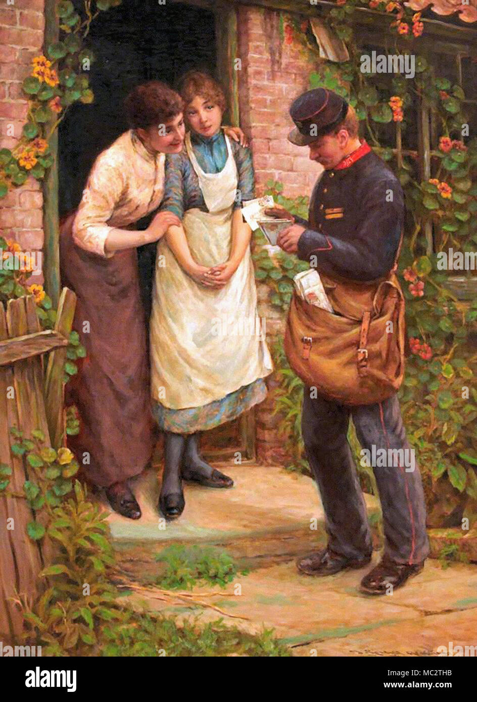 Victorian postman hi-res stock photography and images - Alamy