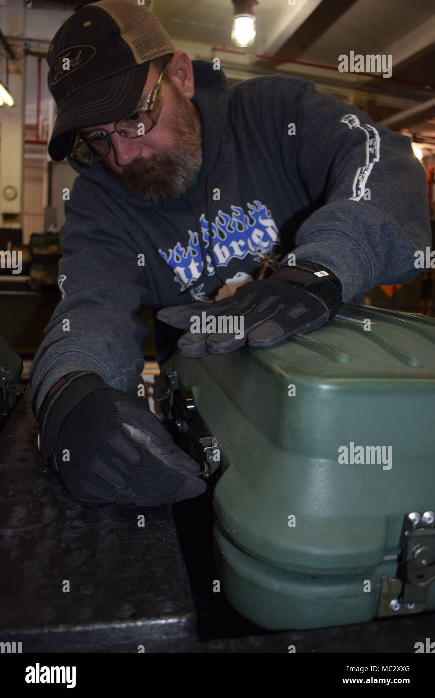 Crane Army Ammunition Activity Employees Inspect VX99 Stinger Practice Rounds And Antipersonnel 