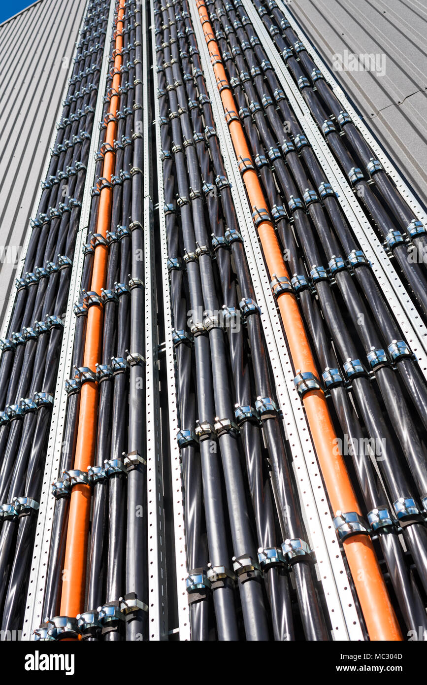highvoltage multicore wires Stock Photo Alamy