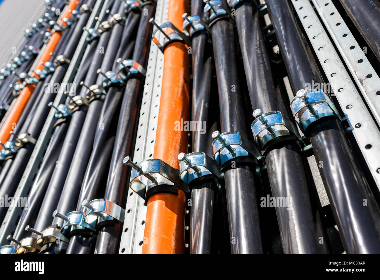 highvoltage multicore wires Stock Photo Alamy