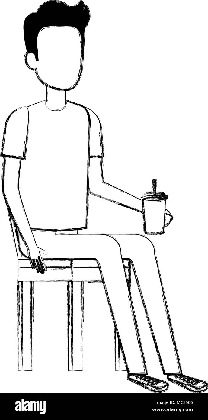 Featured image of post How To Draw A Boy Sitting On A Chair Make a slope at the top