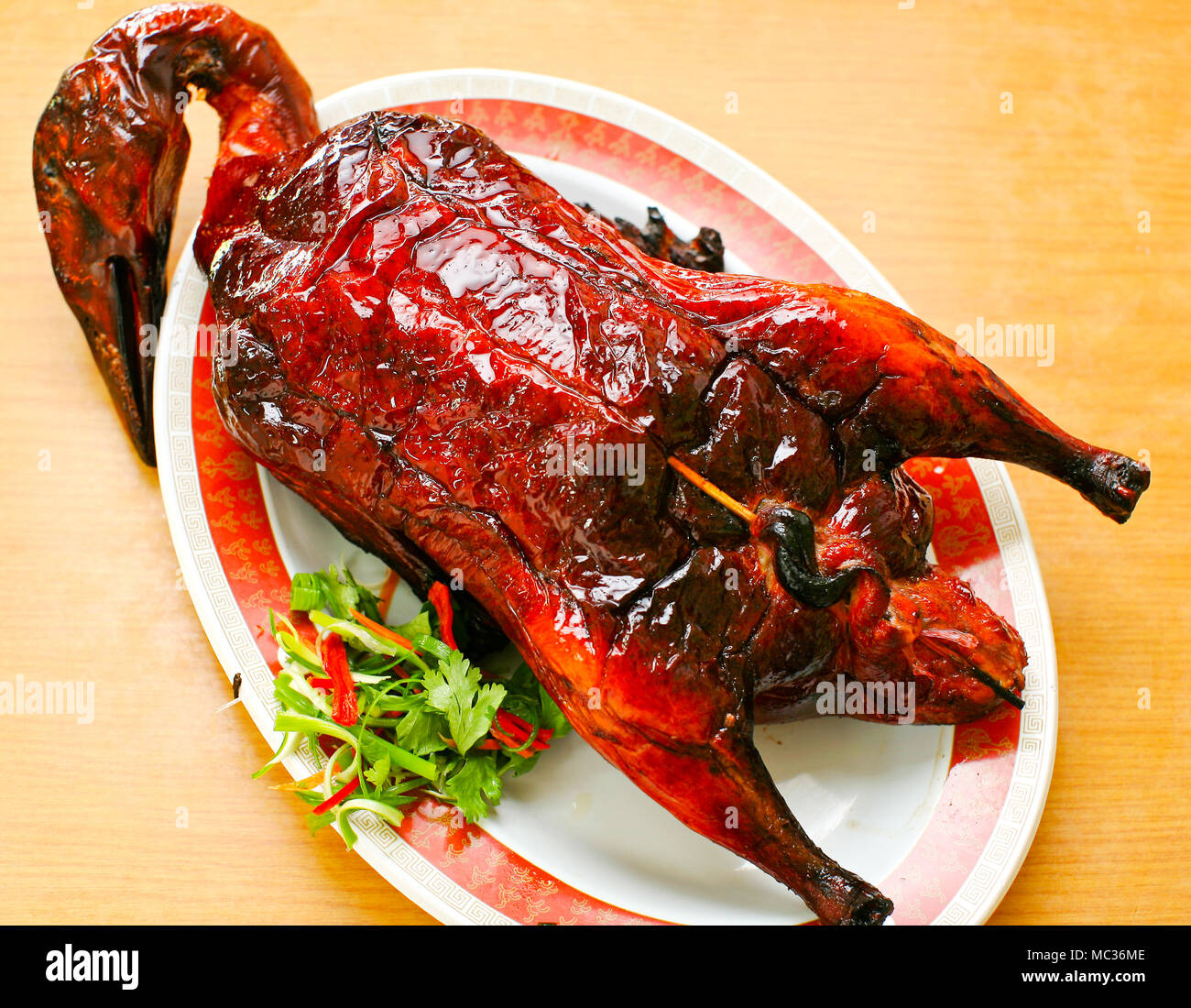 duck. roast duck traditional chinese cuisine Stock Photo - Alamy