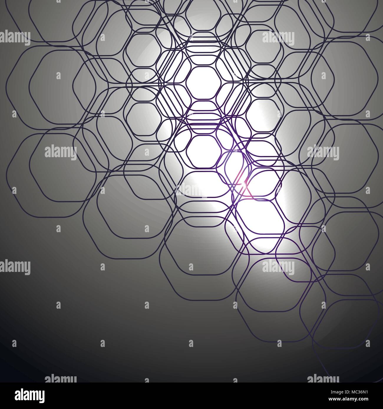 Dynamic vector background. Lattice banner. Stock Vector