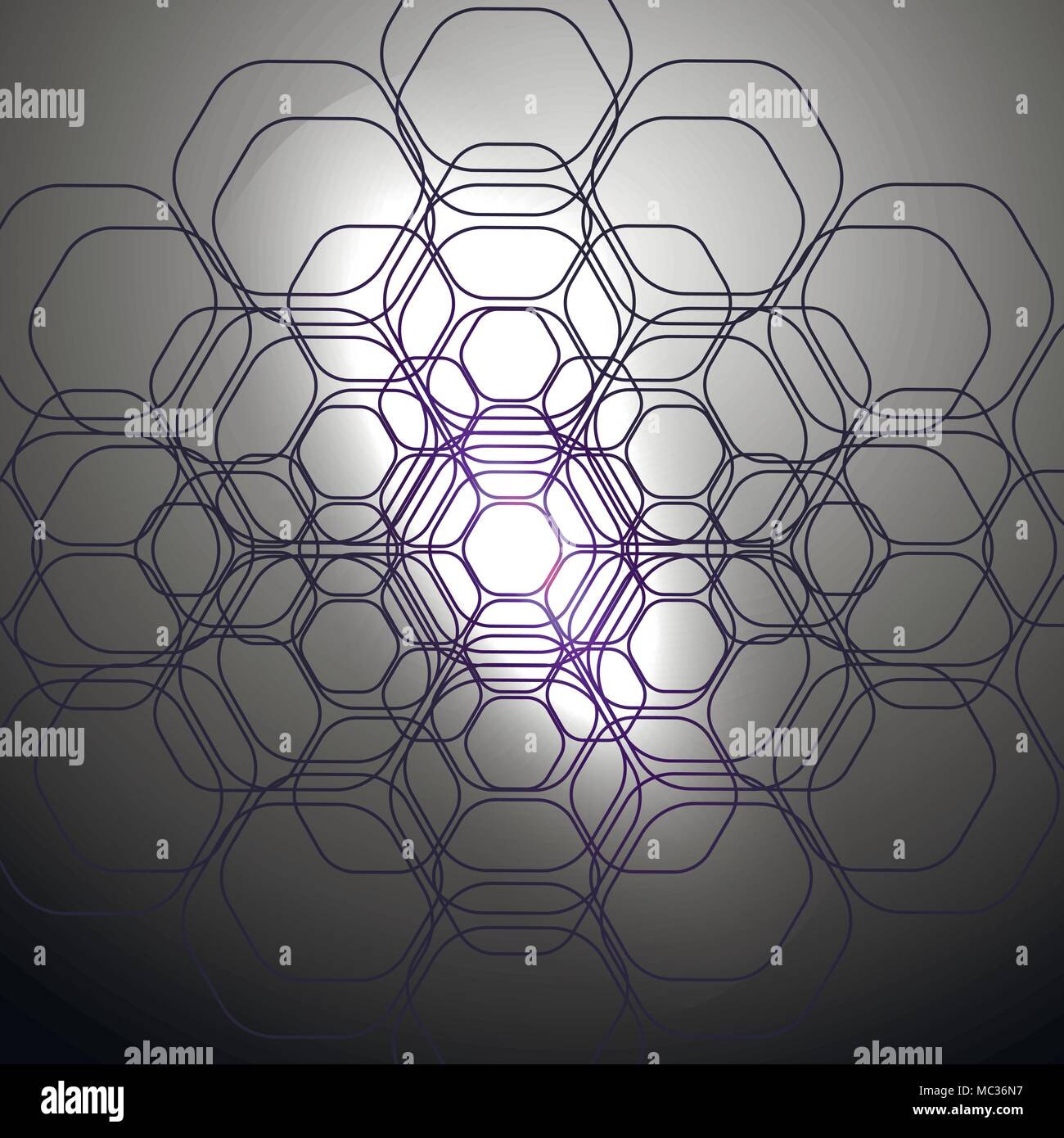 Hexagon style background. Abstract vector image Stock Vector Image ...