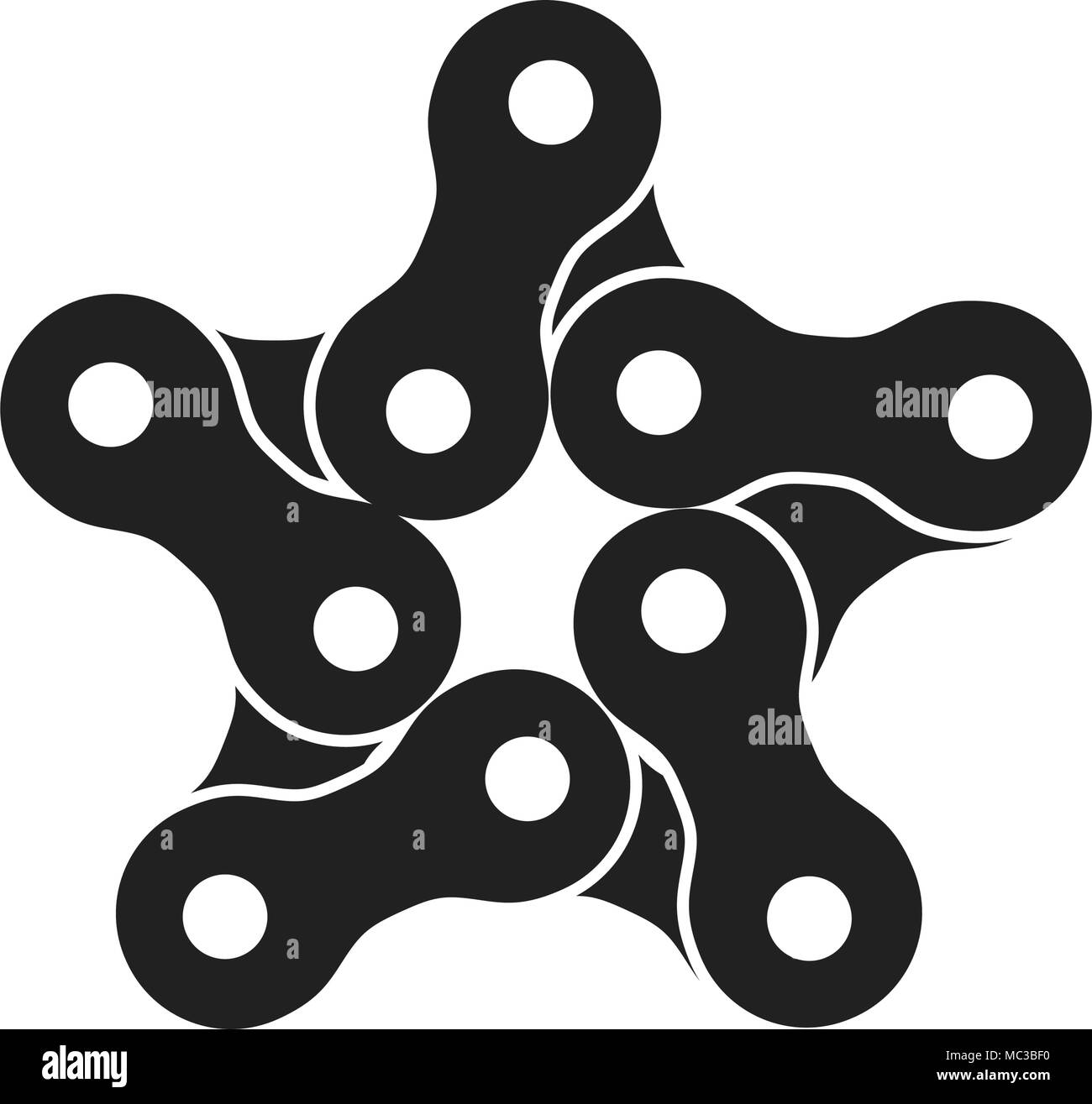 bike chain star
