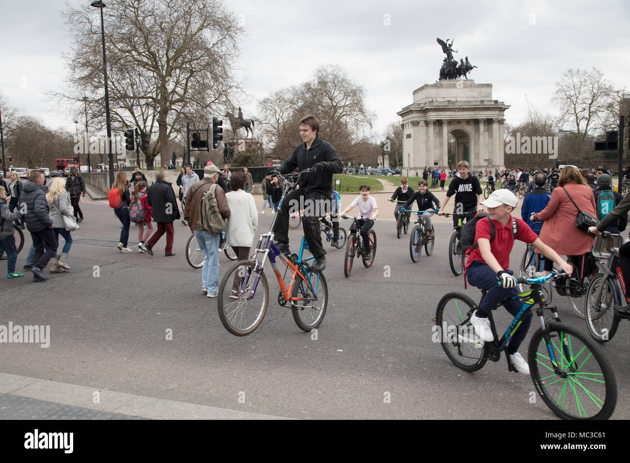 Thousands Of Cyclists From Bike Life And One Here With A Modified Bike Thousands Of Cyclists From Bike Life And One Here With A Modified Bike