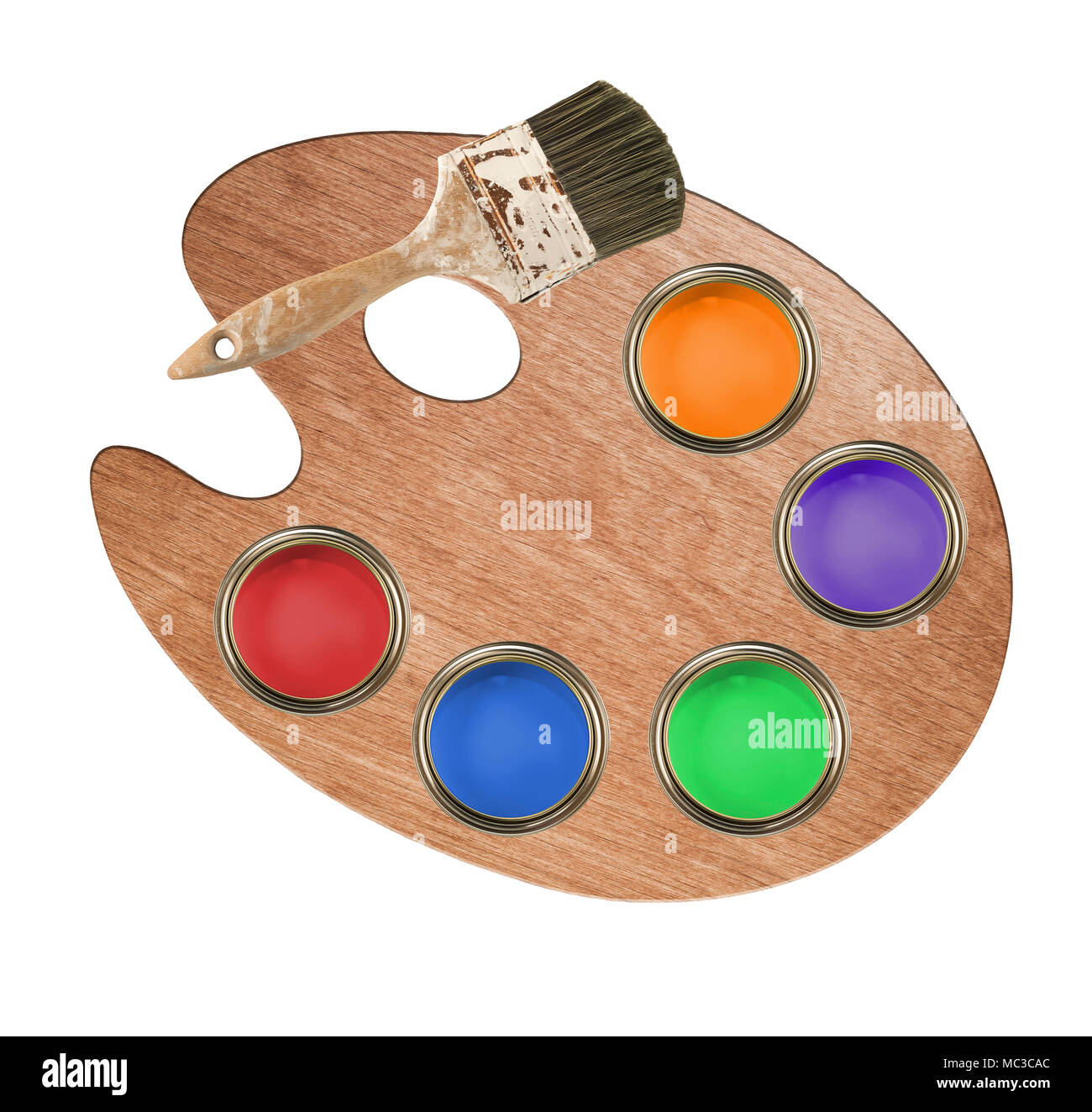 Paint pallet hires stock photography and images Alamy