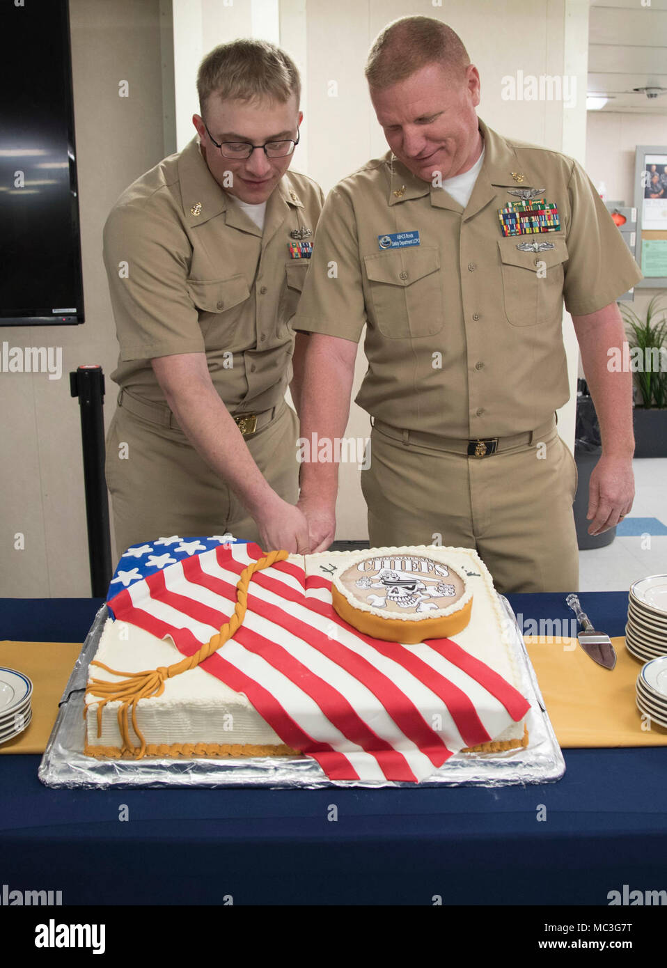 NORFOLK, Va. (Apr. 3, 2018) -- Chief Machinist's Mate (Nuclear) Dakota ...