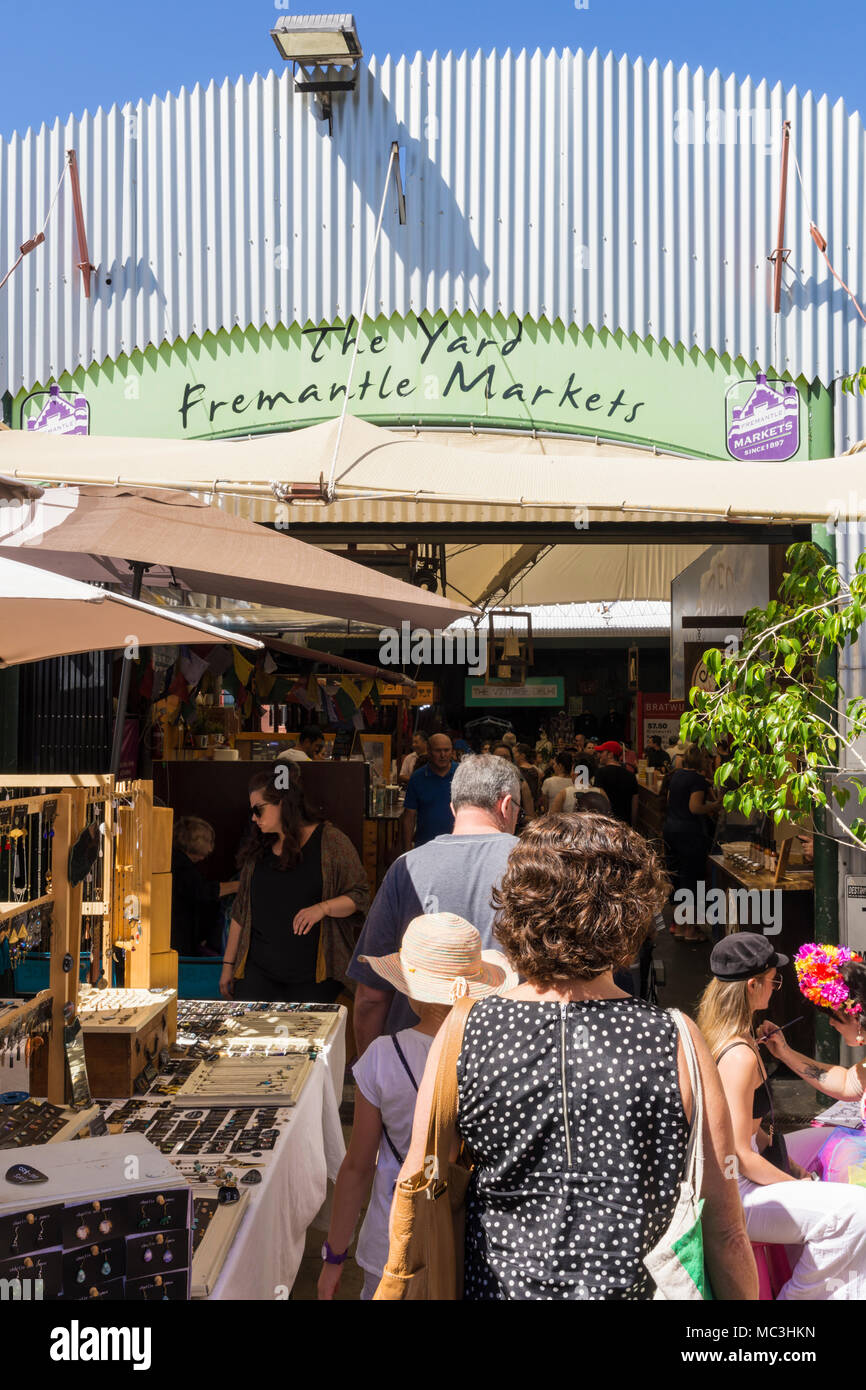 Busy Fremantle Markets building, Fremantle, Western Australia