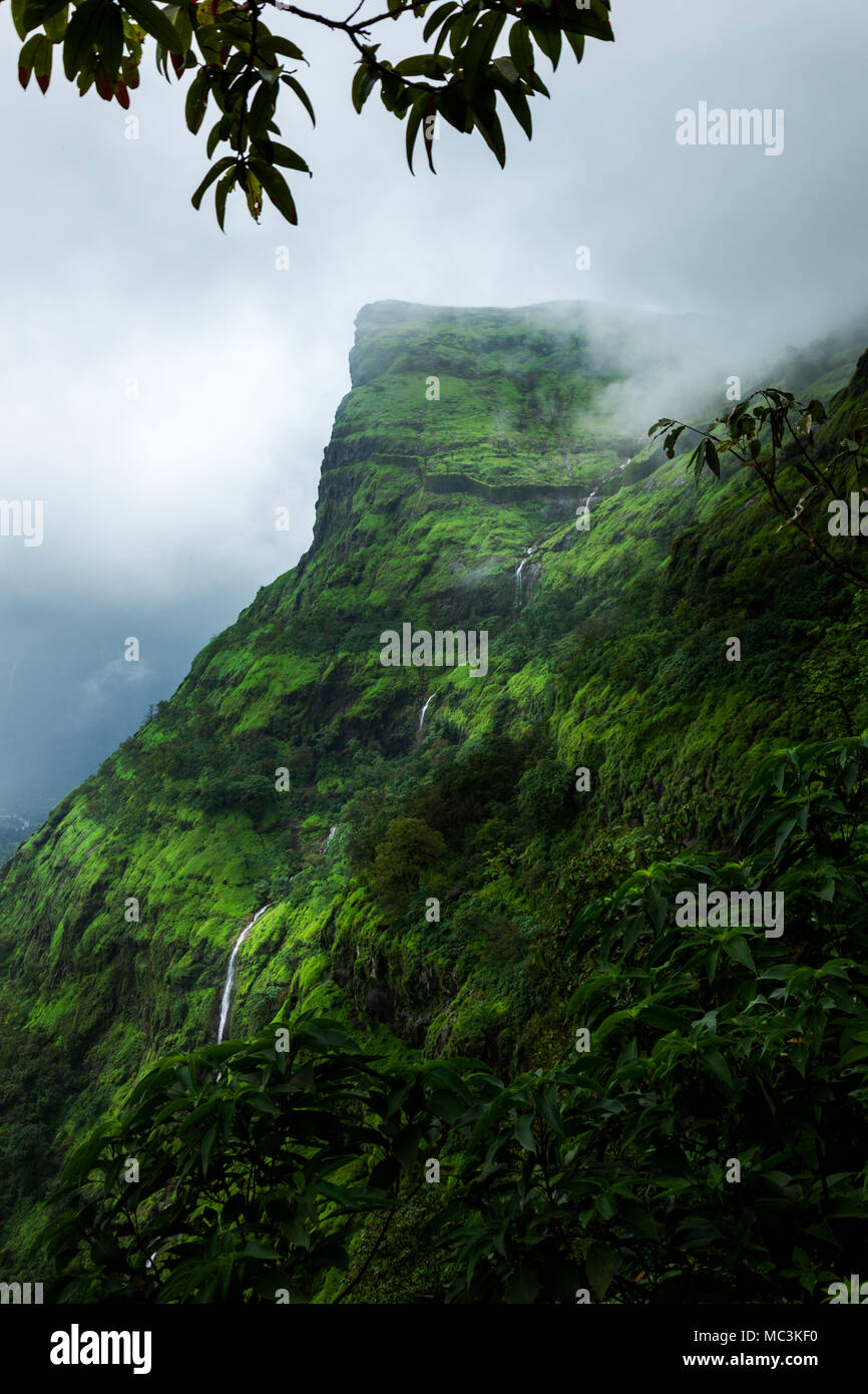 The view of the Raigad fort in monsoon landscape vistas from ...