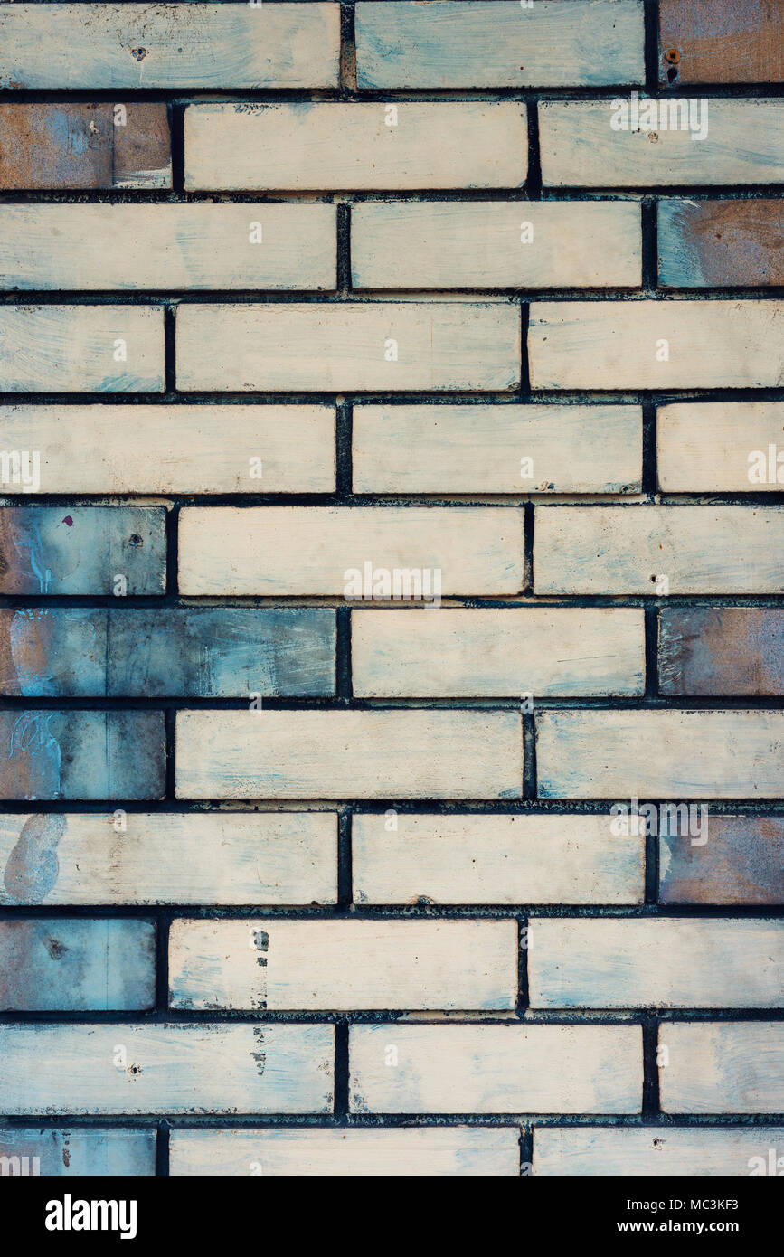 Brick wall facade surface texture as background Stock Photo - Alamy