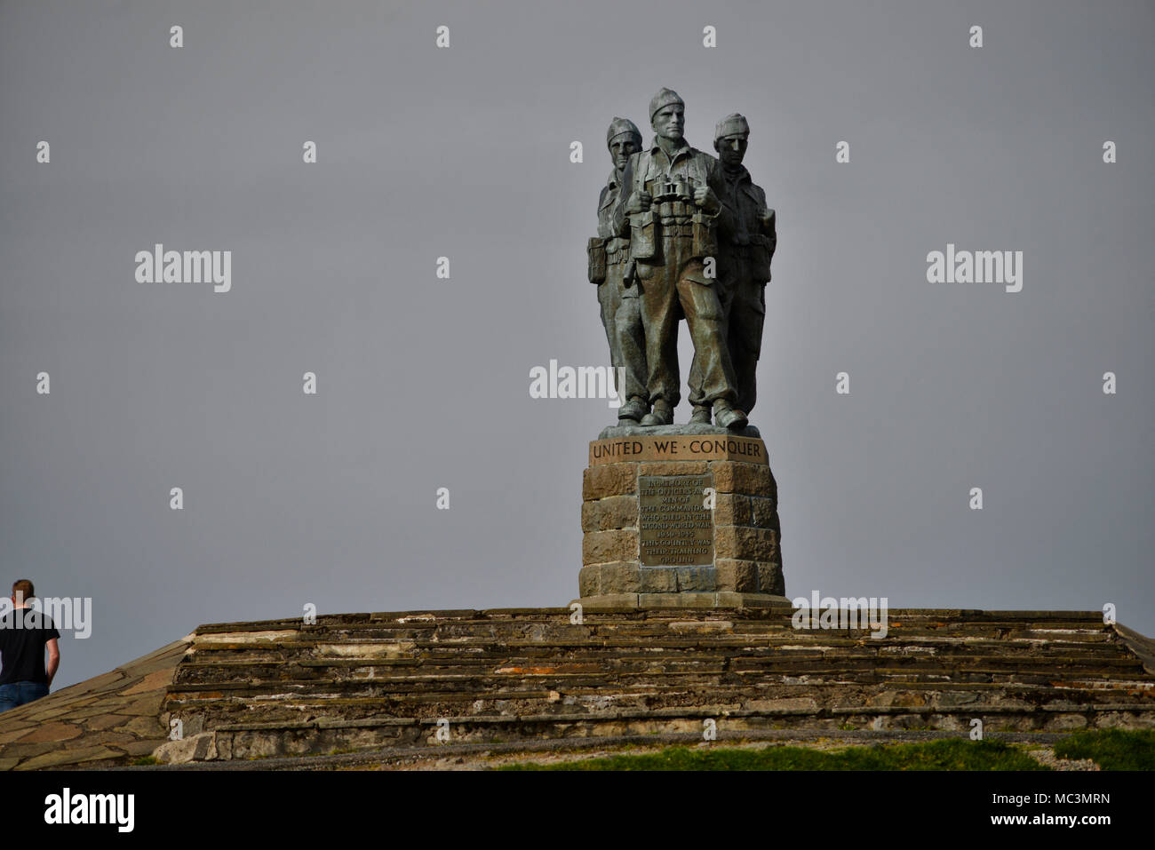 The Commando Memorial, Spean Bridge, Scotland (2) Stock Photo