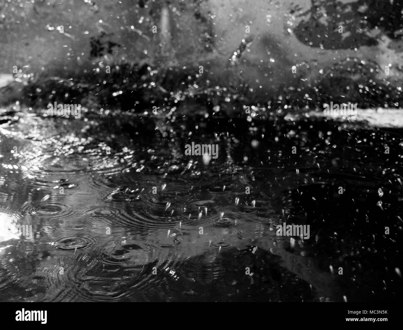 Water splashes Black and White Stock Photos & Images - Alamy