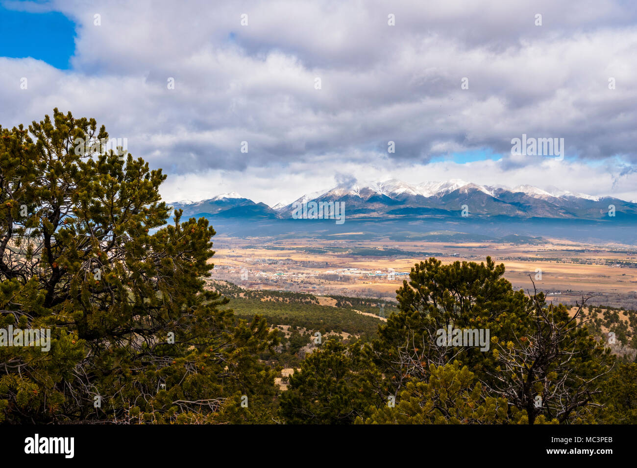 Mt. Shavano; Collegiate Peaks; Rocky Mountains; central Colorado; USA Stock Photo