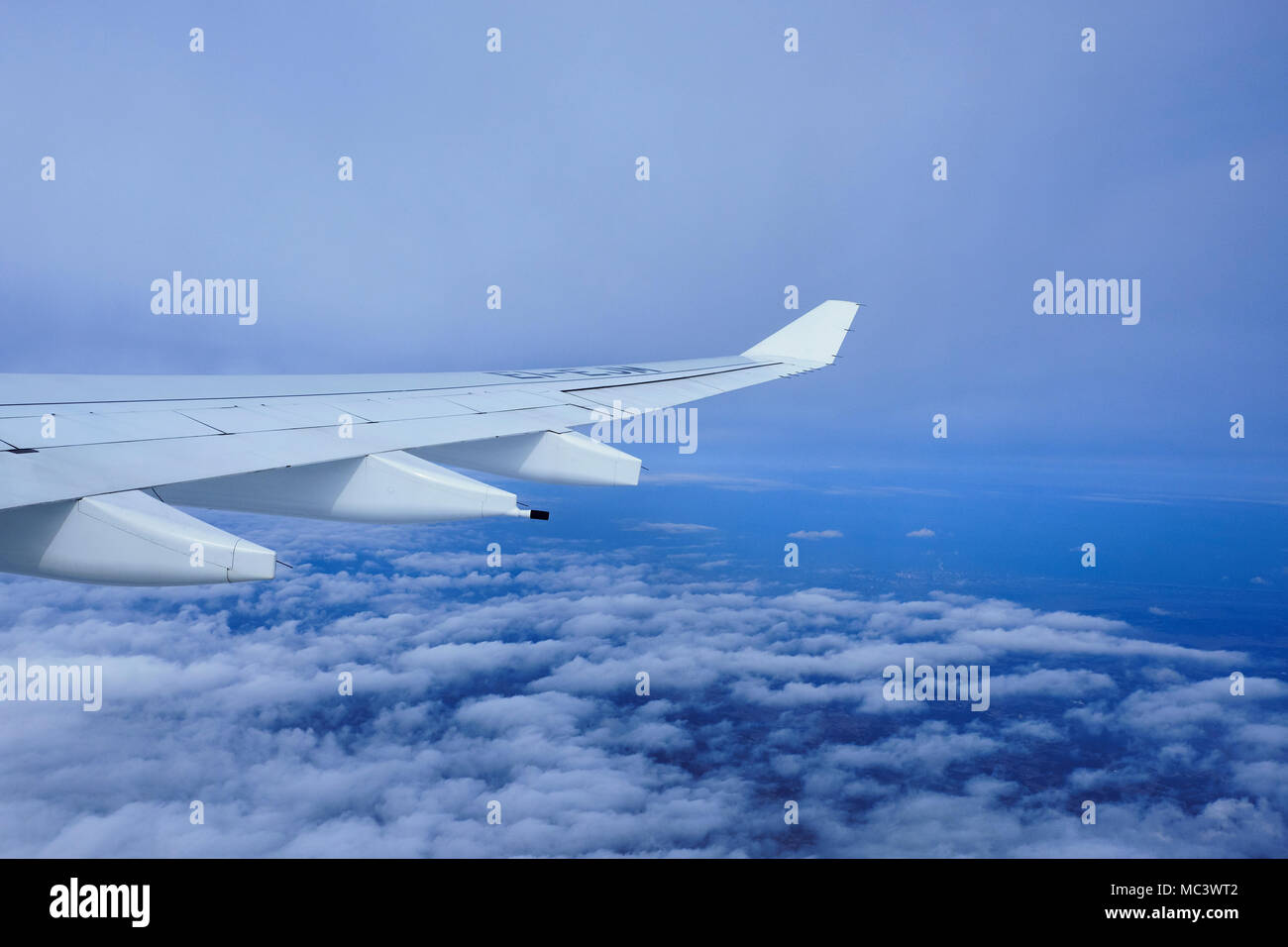 Bird's eye view of Japan landscape from an airplane Stock Photo Alamy
